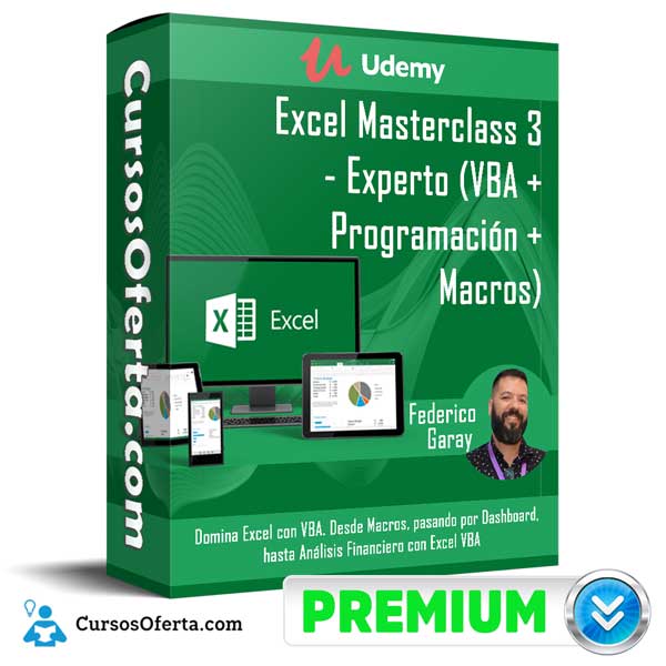 Excel Masterclass 3 - Experto (VBA + Programación + Macros) 1 Excel Masterclass 3 - Experto (VBA + Programación + Macros)